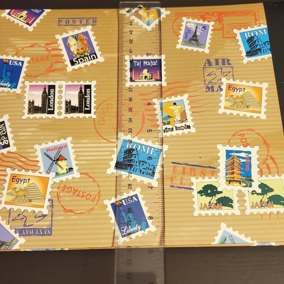 VINTAHE Stamp Collection Album Stock Book A4 9 x 12 36 Black Pages - Picture 6 of 11